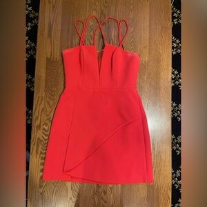 BCBGMaxAzria Vibrant Red Mini Dress